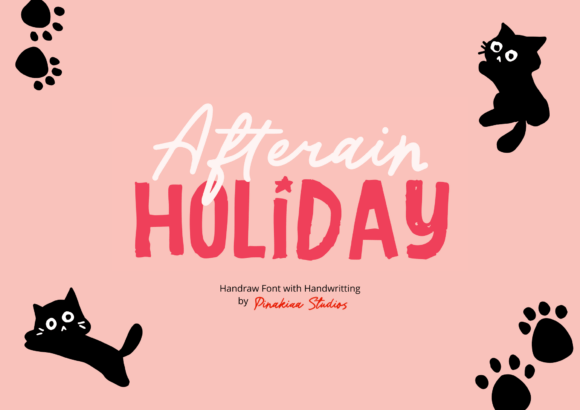 Afterain Holiday: The Perfect Display Font for Handmade Products