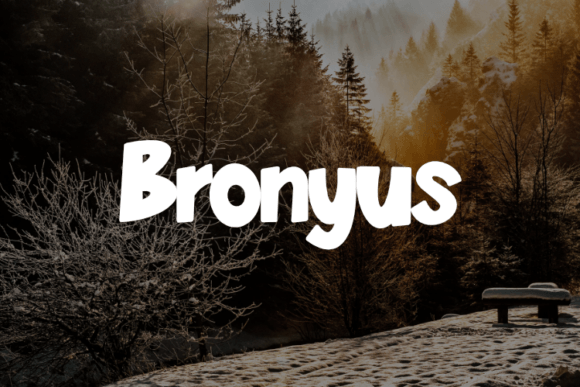 Bronyus: The Premium Display Typeface for Modern Editorial Design