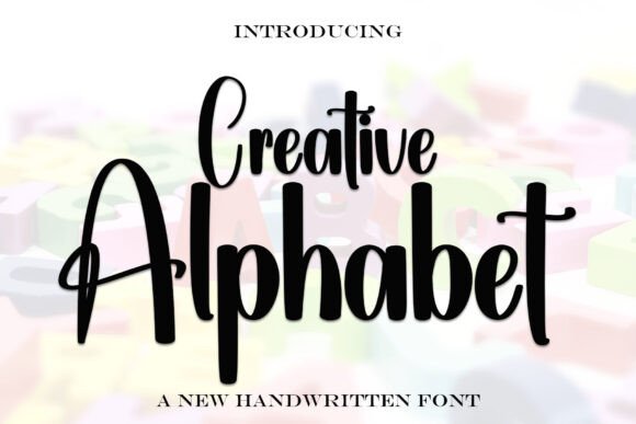 Creative Alphabet: The Handwritten Typeface for Modern Editorial Design