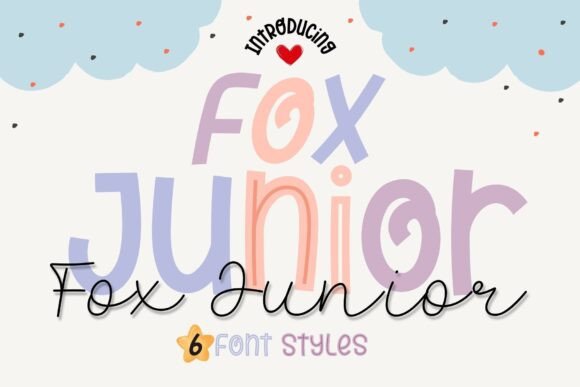 Fox Junior: A Playful Display Typeface for Modern Editorial Design