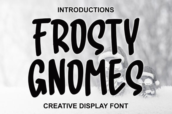 Frosty Gnomes: The Elegant Display Typeface for Modern Editorial Design
