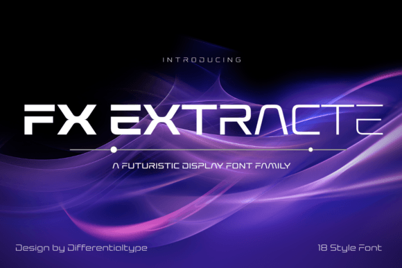 Fx Extracte: The Premium Display Font for Bold Brand Identity