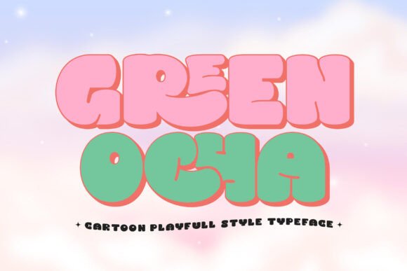 Green Ocha: The Playful Typeface That Elevates Campaign Visuals