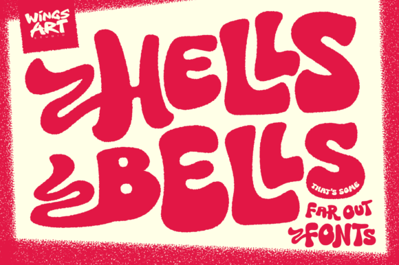 Hells Bells: A 70s Display Typeface for Bold Editorial Design