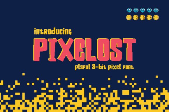 Pixelost: A Modern Display Font for Editorial Design