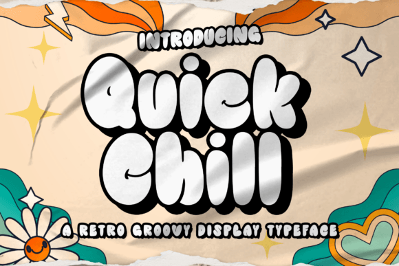 Quick Chill: A Bold Display Font for Vibrant Editorial Design