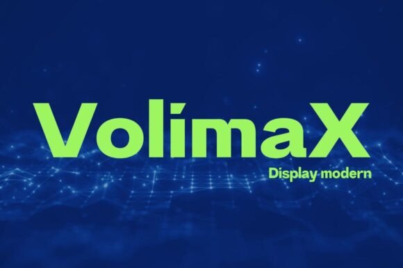 Volimax: The Bold Display Typeface for Handmade Branding