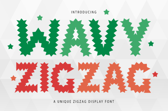 Wavy Zigzag: A Joyful Display Typeface for Bold Branding